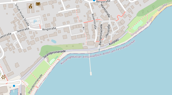 Restaurant auf Karte