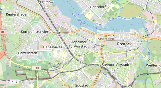 Restaurant auf Karte