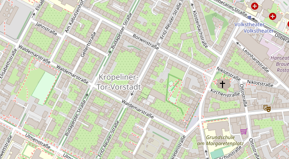 Restaurant auf Karte