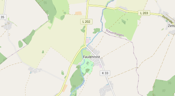 Restaurant auf Karte