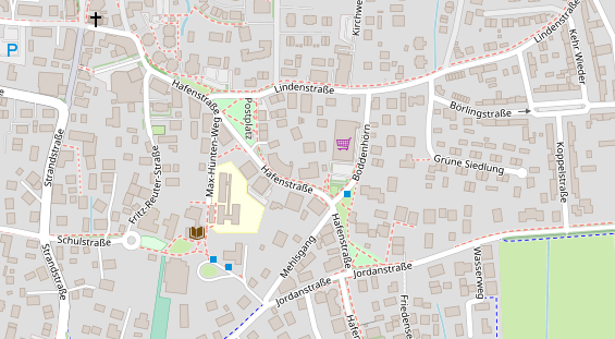 Restaurant auf Karte