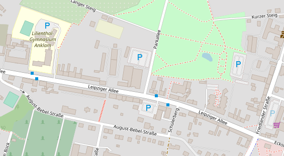 Restaurant auf Karte