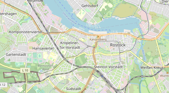 Restaurant auf Karte