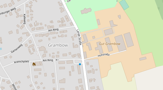 Restaurant auf Karte