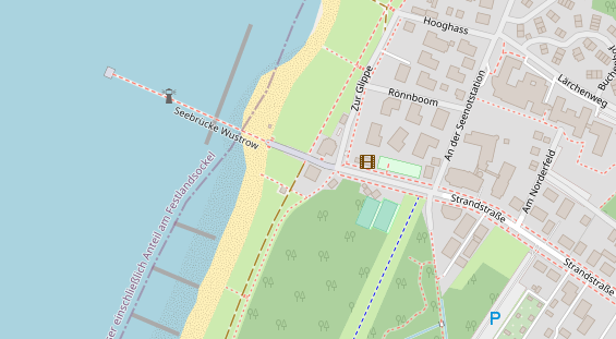 Restaurant auf Karte