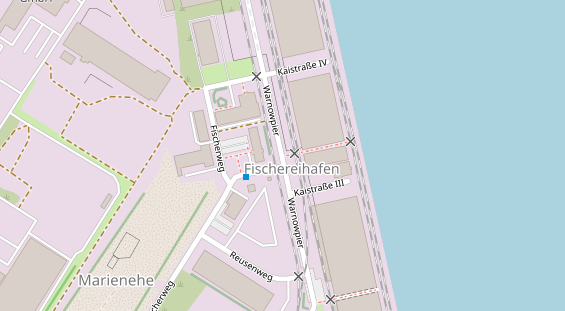 Restaurant auf Karte