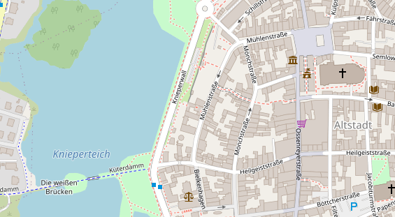 Restaurant auf Karte