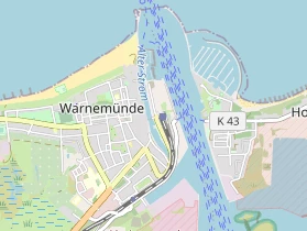 Restaurant auf Karte