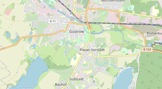 Restaurant auf Karte