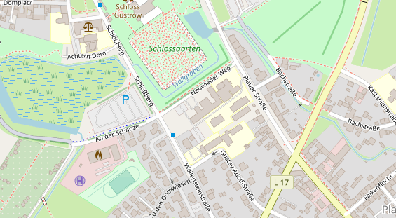 Restaurant auf Karte