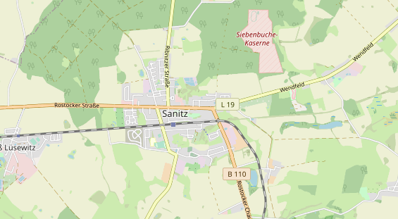 Restaurant auf Karte