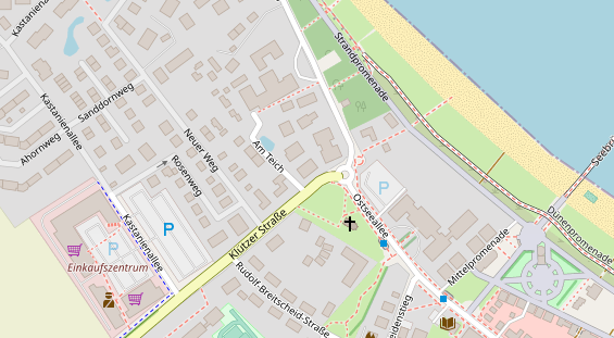 Restaurant auf Karte