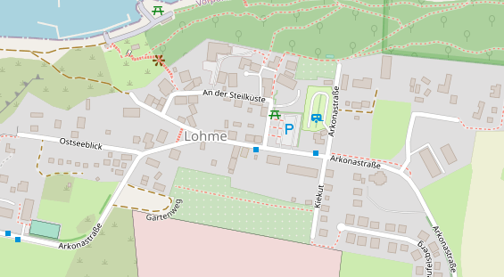 Restaurant auf Karte