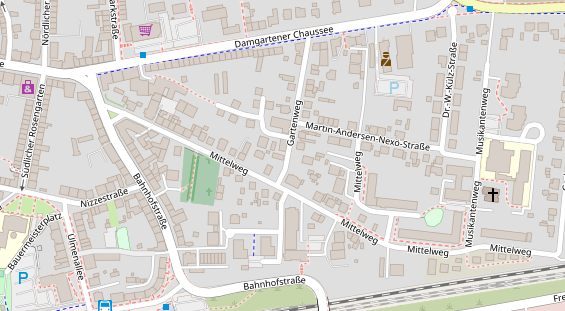 Restaurant auf Karte