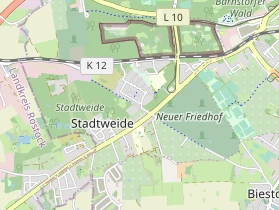 Restaurant auf Karte