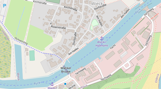 Restaurant auf Karte