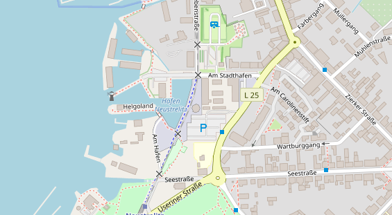 Restaurant auf Karte