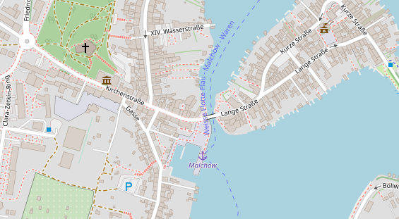 Restaurant auf Karte