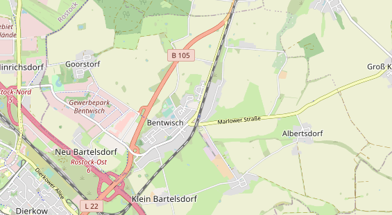 Restaurant auf Karte