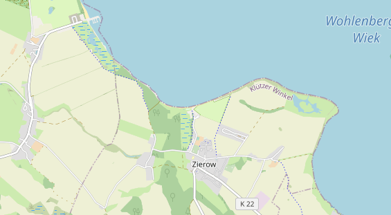 Restaurant auf Karte