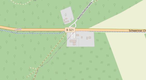 Restaurant auf Karte