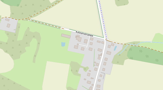 Restaurant auf Karte