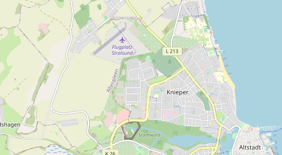 Restaurant auf Karte