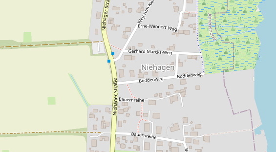 Restaurant auf Karte