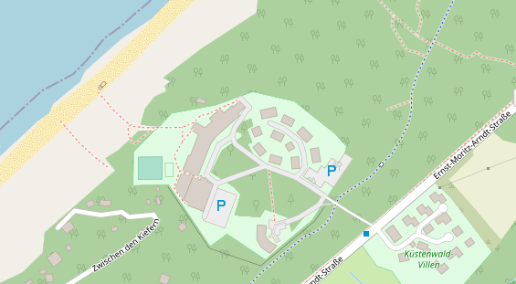 Restaurant auf Karte