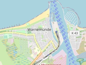 Restaurant auf Karte