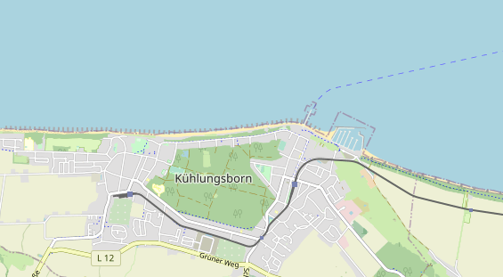 Restaurant auf Karte