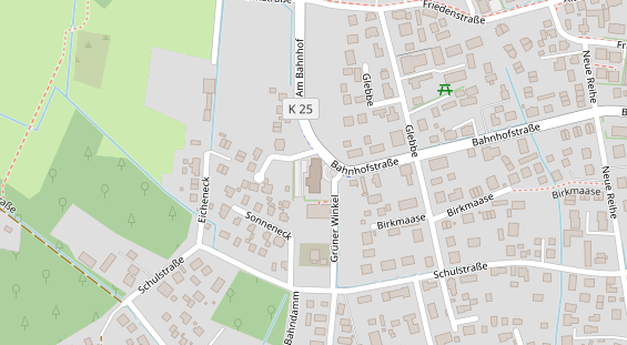 Restaurant auf Karte