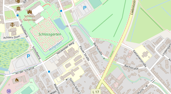 Restaurant auf Karte