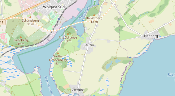 Restaurant auf Karte