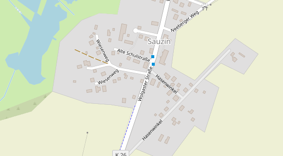 Restaurant auf Karte