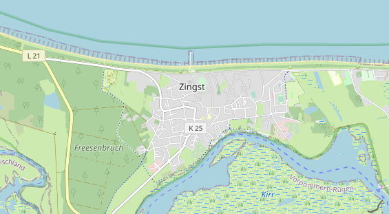 Restaurant auf Karte