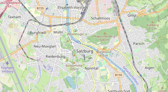 Restaurant auf Karte