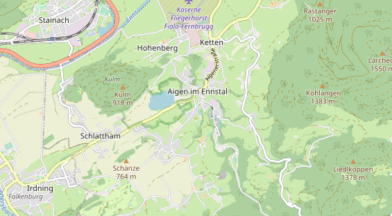 Restaurant auf Karte