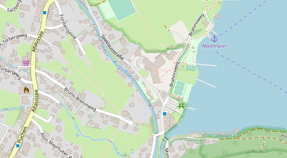 Restaurant auf Karte