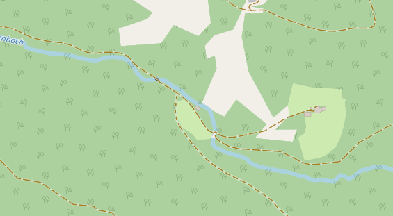 Restaurant auf Karte