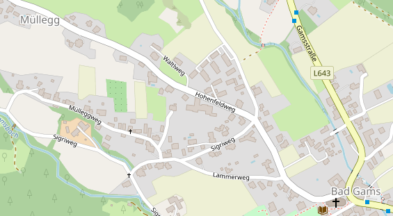 Restaurant auf Karte