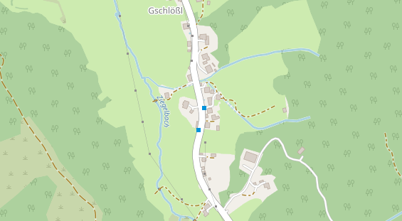 Restaurant auf Karte