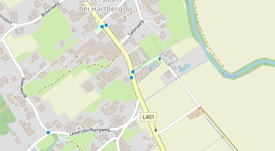 Restaurant auf Karte