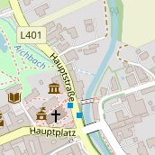 Restaurant auf Karte
