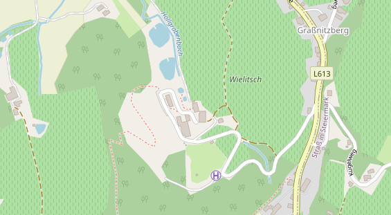 Restaurant auf Karte