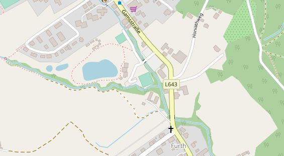 Restaurant auf Karte