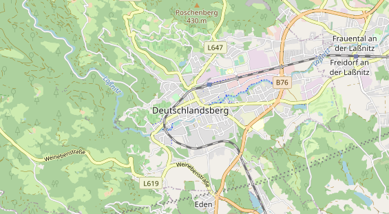 Restaurant auf Karte
