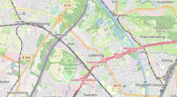 Restaurant auf Karte