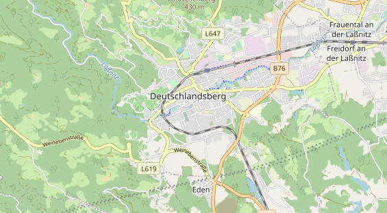 Restaurant auf Karte