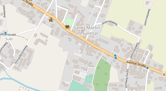 Restaurant auf Karte